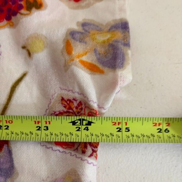 Hester & Orchard Button Up Women's XL Shirt Printed Floral Cottage Summer - Picture 8 of 8